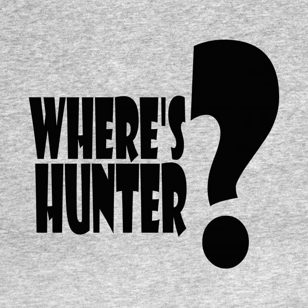 Where's Hunter t shirt by we4you